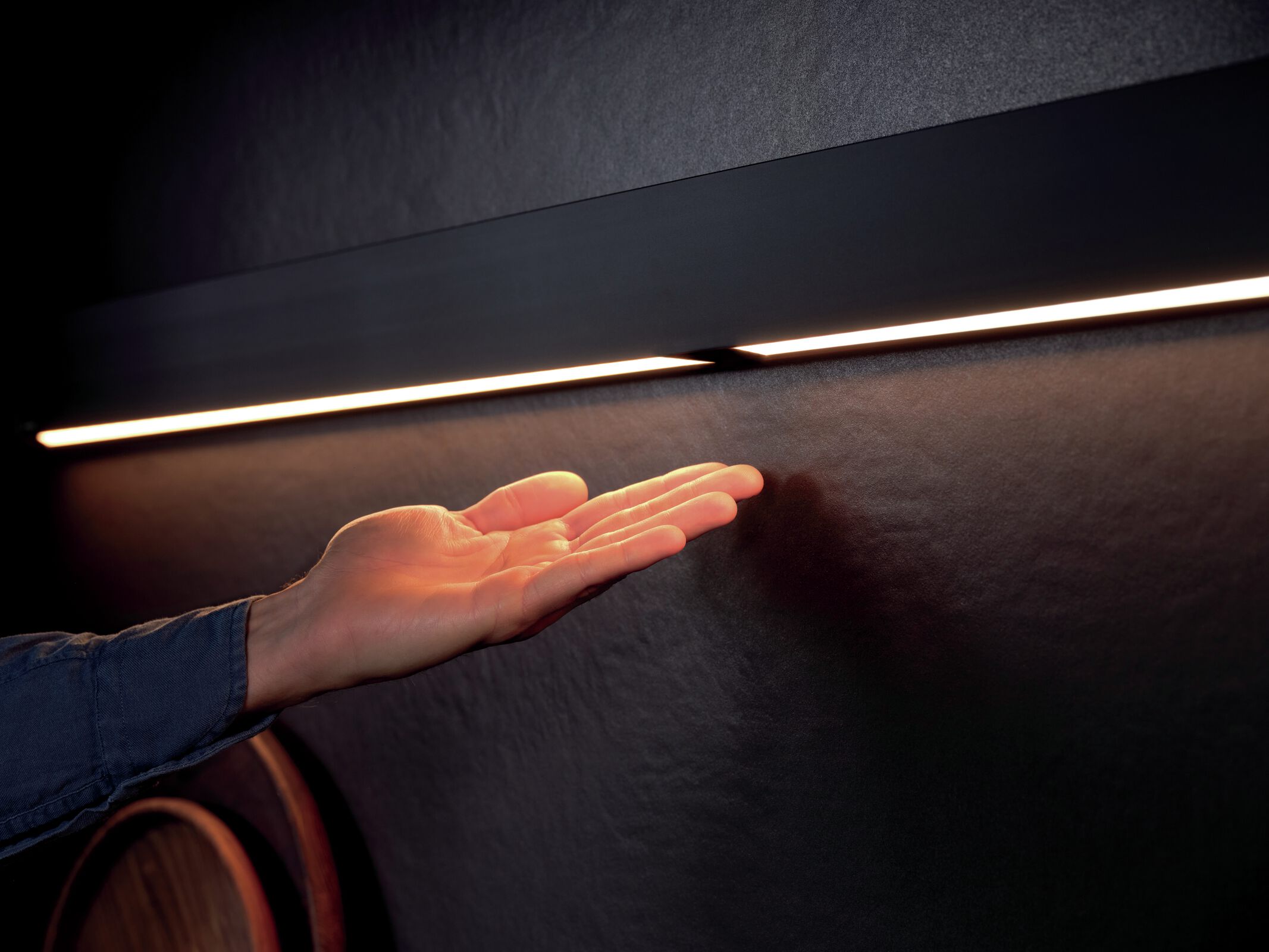 740502 Verlichting Novy Wall 215 Mineral Black 